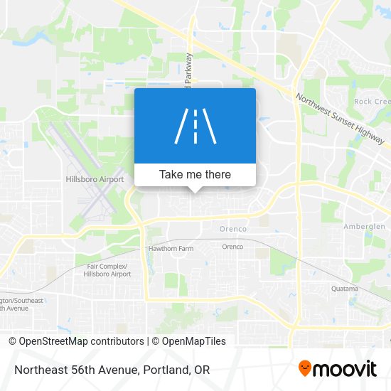 Northeast 56th Avenue map