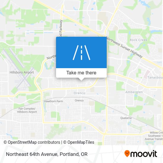 Northeast 64th Avenue map