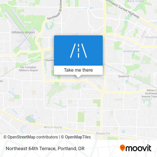 Northeast 64th Terrace map