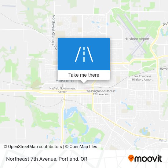 Northeast 7th Avenue map