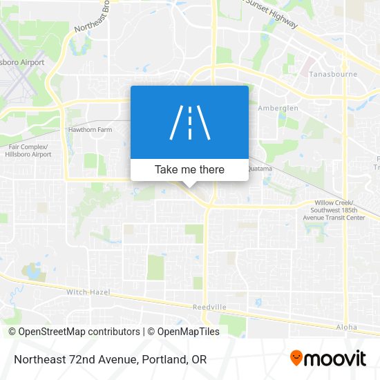 Mapa de Northeast 72nd Avenue