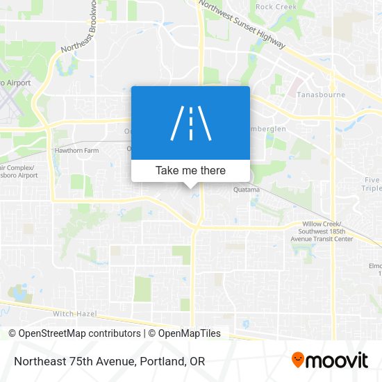 Northeast 75th Avenue map