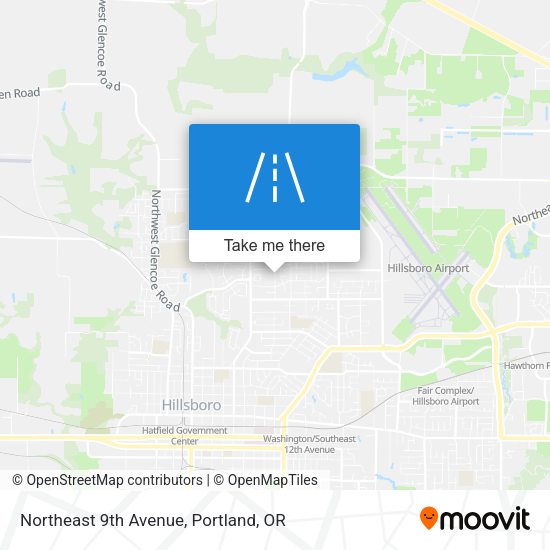 Mapa de Northeast 9th Avenue