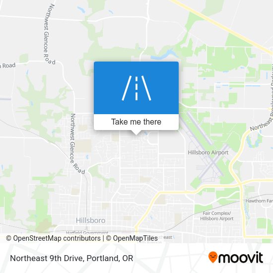 Mapa de Northeast 9th Drive