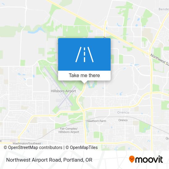 Mapa de Northwest Airport Road