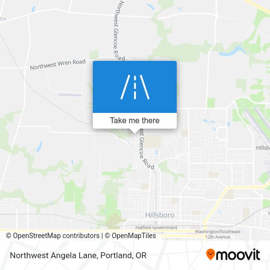 Northwest Angela Lane map