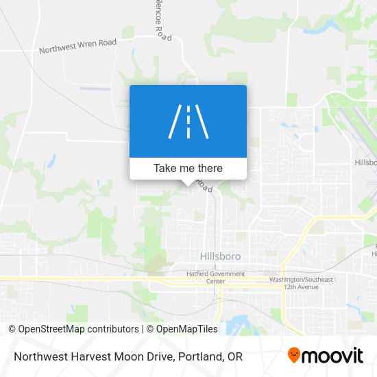 Mapa de Northwest Harvest Moon Drive