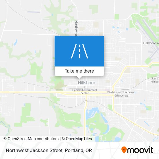 Mapa de Northwest Jackson Street