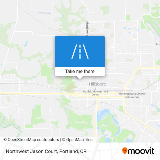 Mapa de Northwest Jason Court