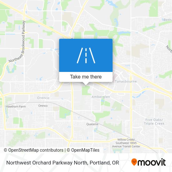 Northwest Orchard Parkway North map