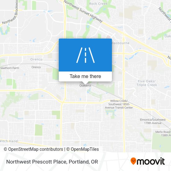 Northwest Prescott Place map