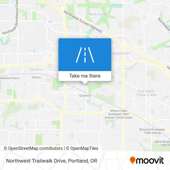 Mapa de Northwest Trailwalk Drive