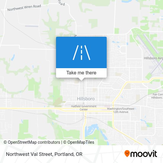 Mapa de Northwest Val Street