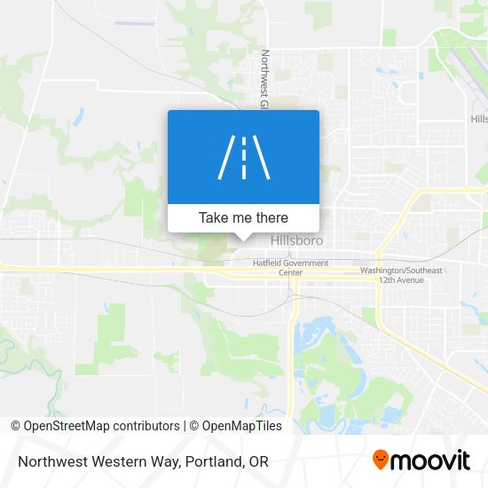 Mapa de Northwest Western Way