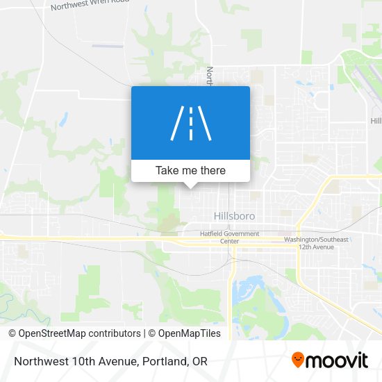 Mapa de Northwest 10th Avenue