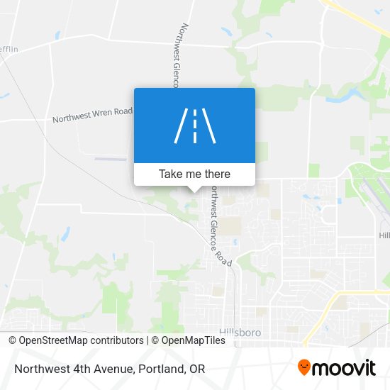Mapa de Northwest 4th Avenue