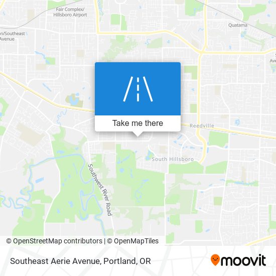 Southeast Aerie Avenue map