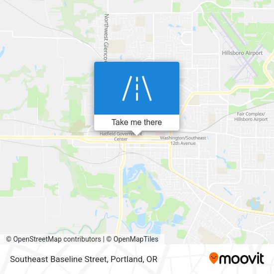 Mapa de Southeast Baseline Street