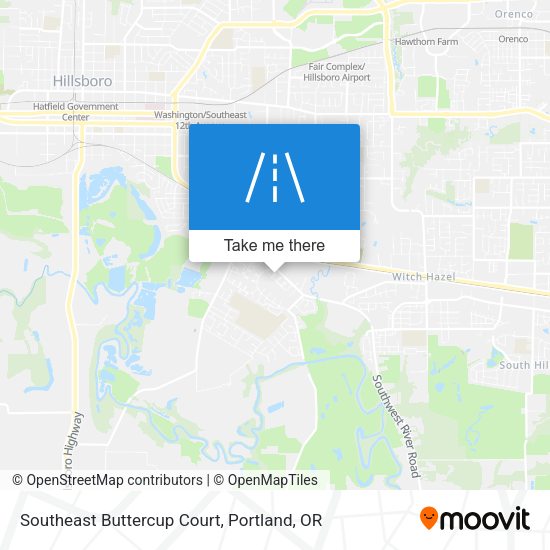 Southeast Buttercup Court map