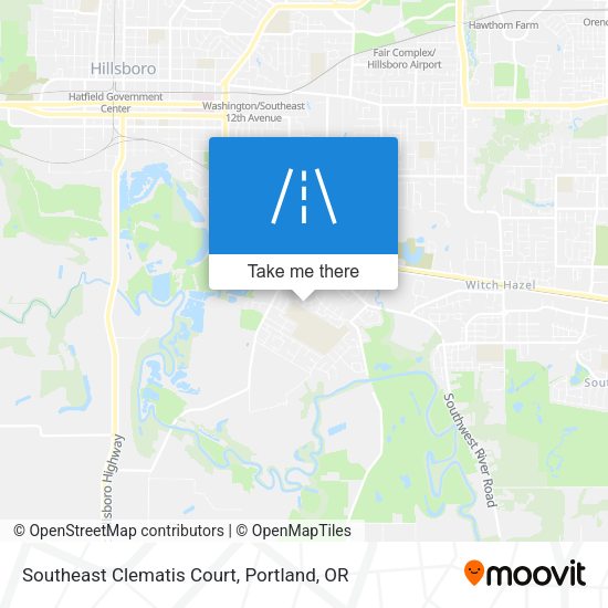 Southeast Clematis Court map