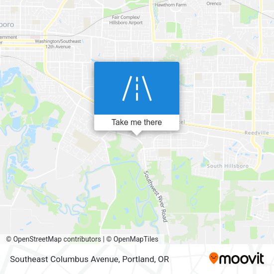Mapa de Southeast Columbus Avenue