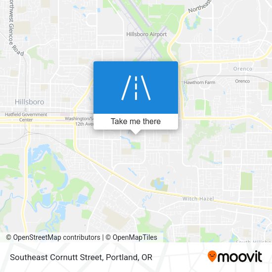 Southeast Cornutt Street map