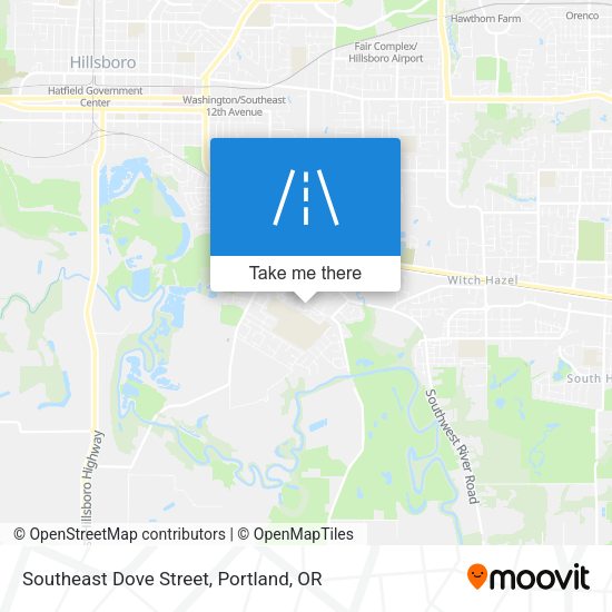 Mapa de Southeast Dove Street