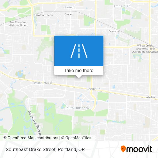 Southeast Drake Street map