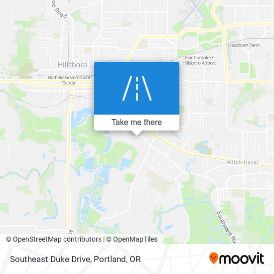 Southeast Duke Drive map