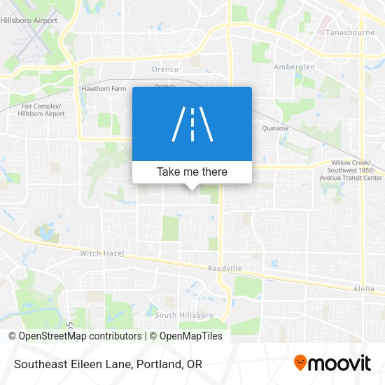 Southeast Eileen Lane map