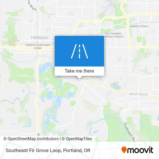 Southeast Fir Grove Loop map