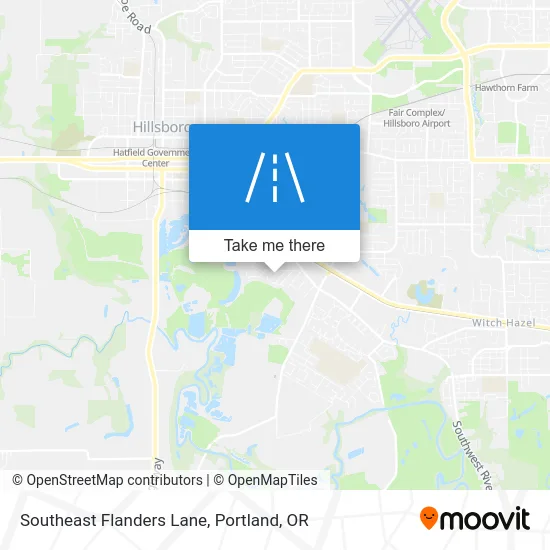Southeast Flanders Lane map
