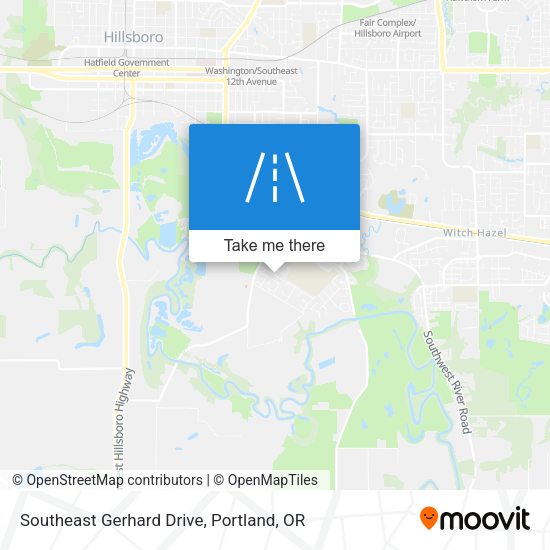 Mapa de Southeast Gerhard Drive