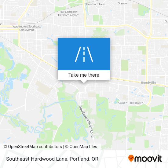 Southeast Hardwood Lane map