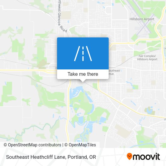Southeast Heathcliff Lane map