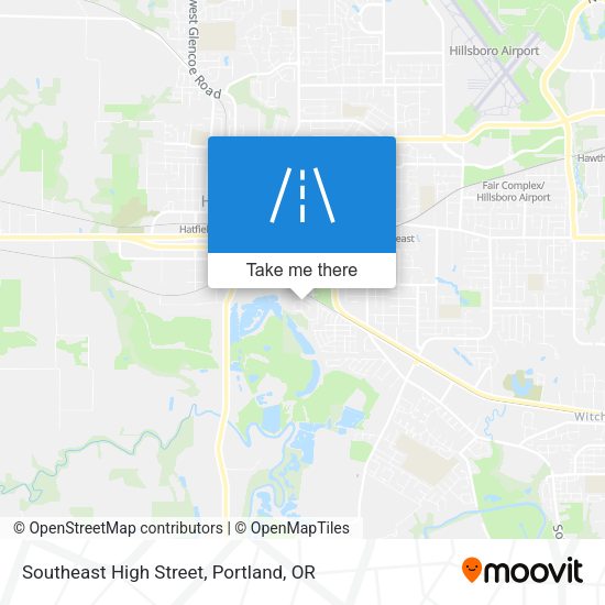 Southeast High Street map