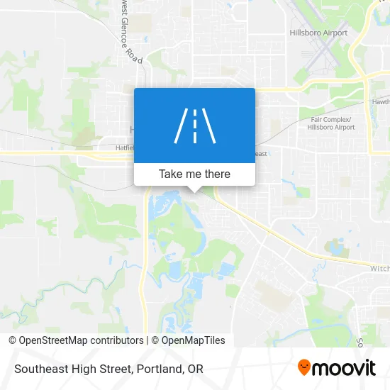 Southeast High Street map