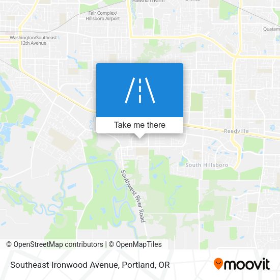 Southeast Ironwood Avenue map