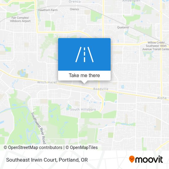 Mapa de Southeast Irwin Court