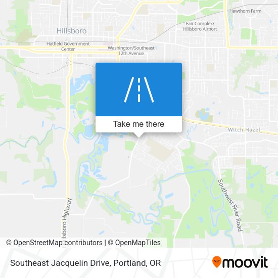 Southeast Jacquelin Drive map