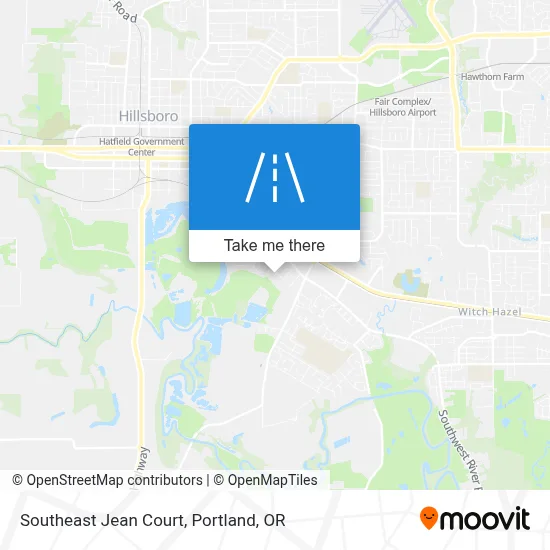 Southeast Jean Court map
