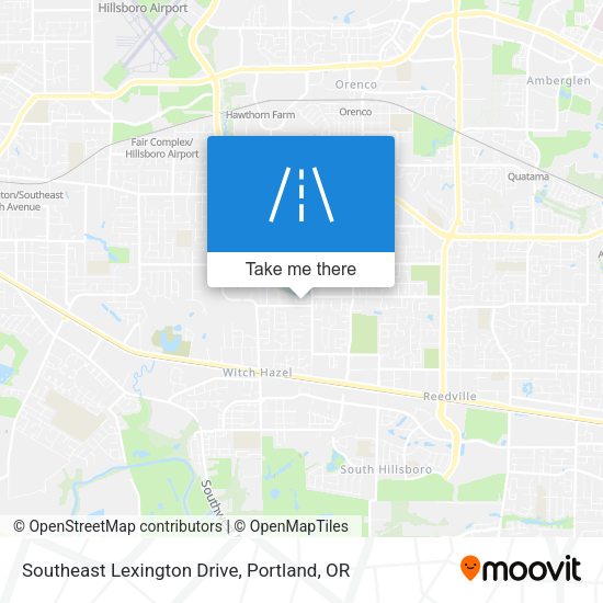 Southeast Lexington Drive map