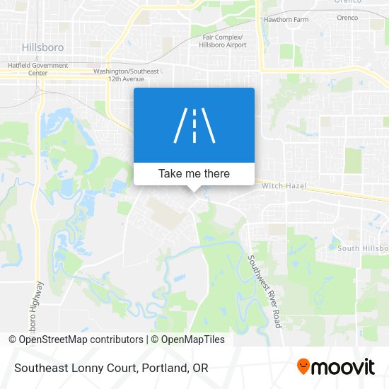 Mapa de Southeast Lonny Court