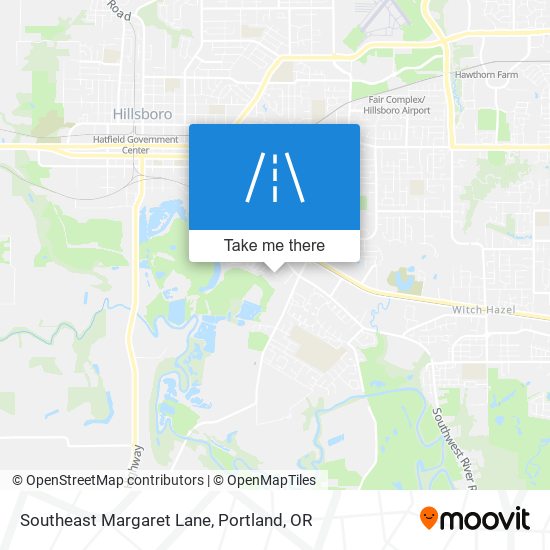 Southeast Margaret Lane map