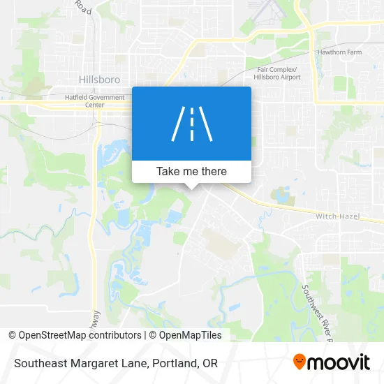 Southeast Margaret Lane map