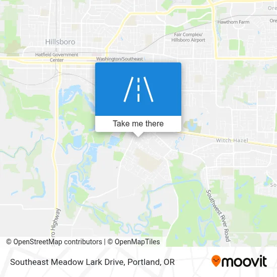 Southeast Meadow Lark Drive map