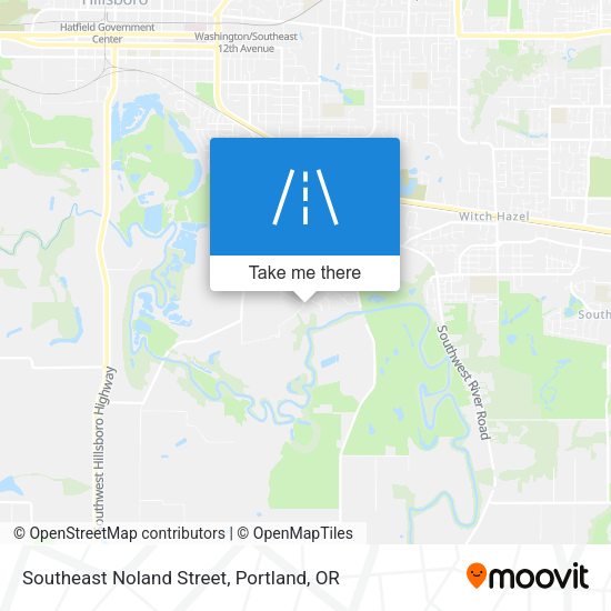 Southeast Noland Street map