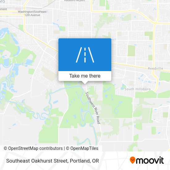 Southeast Oakhurst Street map
