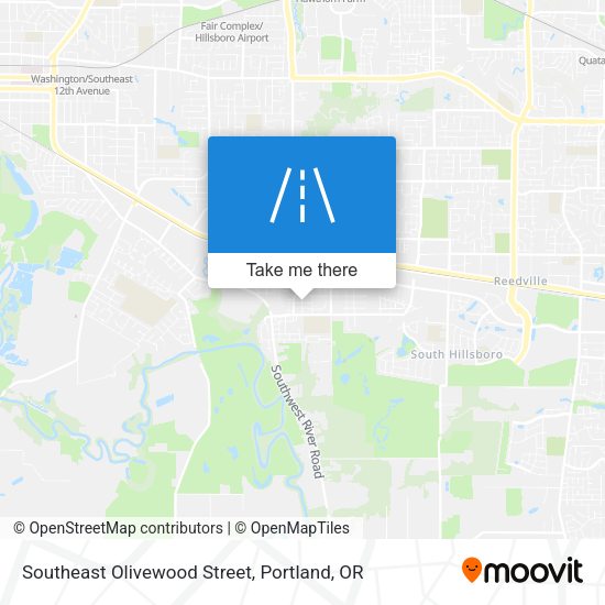 Mapa de Southeast Olivewood Street