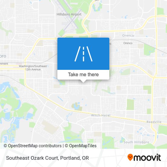 Mapa de Southeast Ozark Court
